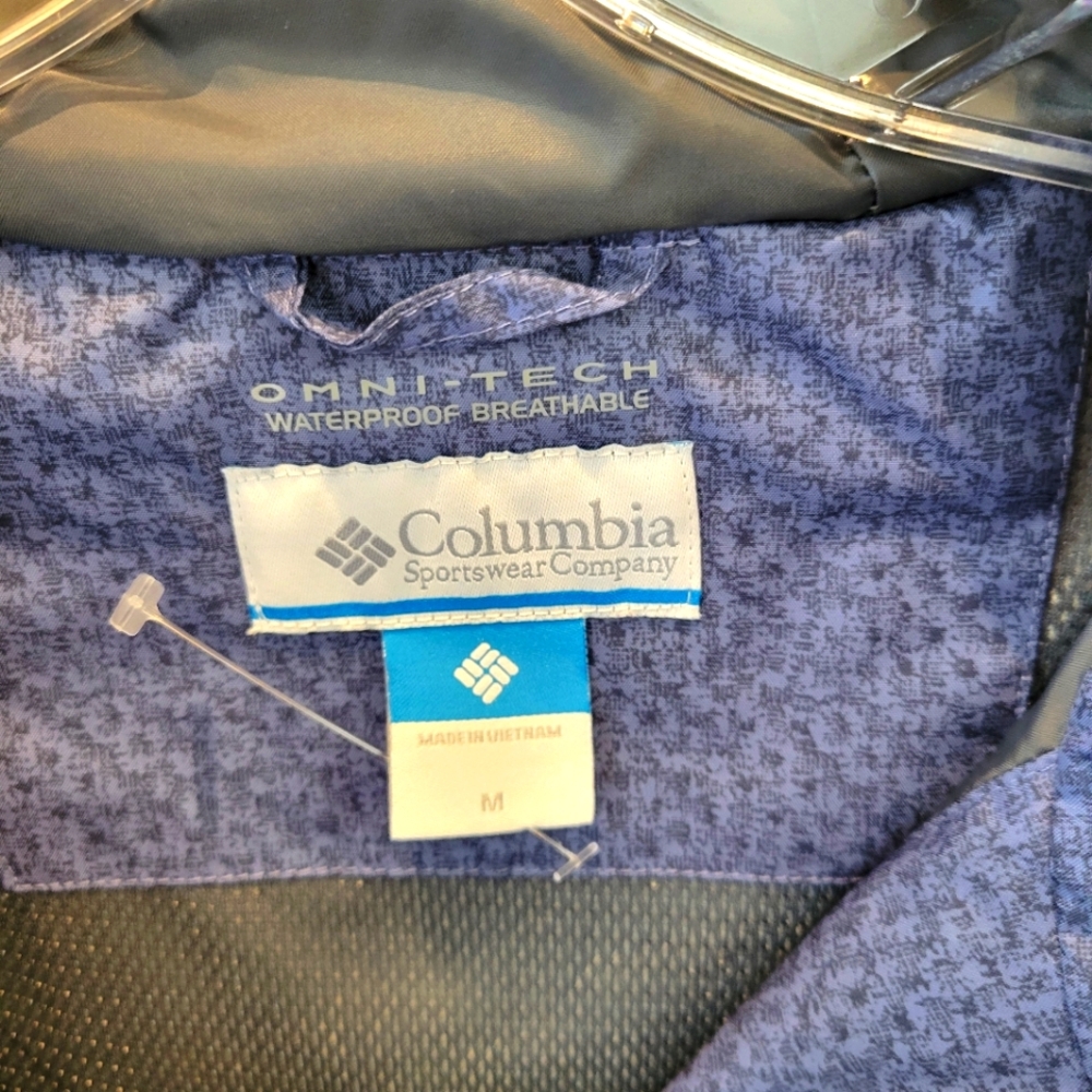 NWOT!Columbia Blue Rain coat - Picture 5 of 10